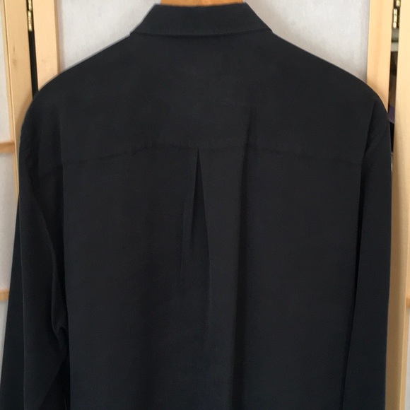 Marconi Louis Raphael black buttondown shirt 16/34 - Picture 4 of 6